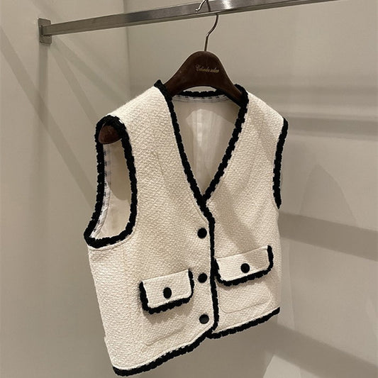 Beige Solid Short Jacket / Beige / S
