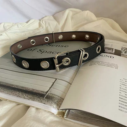 PU Belt With Decorative Trouser Chain / Pants chain
