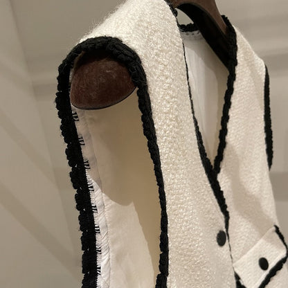 Beige Solid Short Jacket