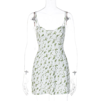 Floral Spaghetti Strap Dress